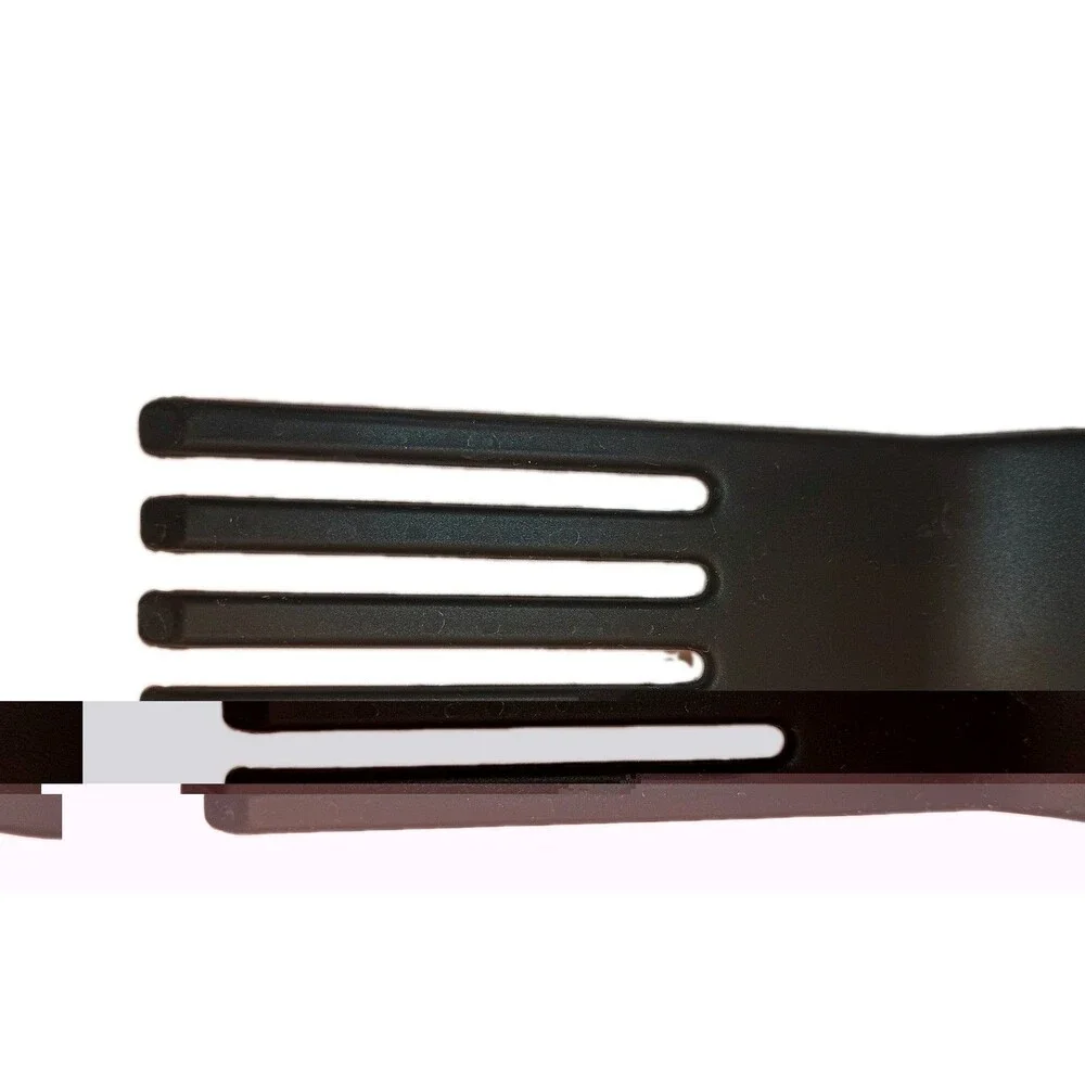 Kuhn Rikon Swiss Design Slotted Turner Spatula Set of 2, Black